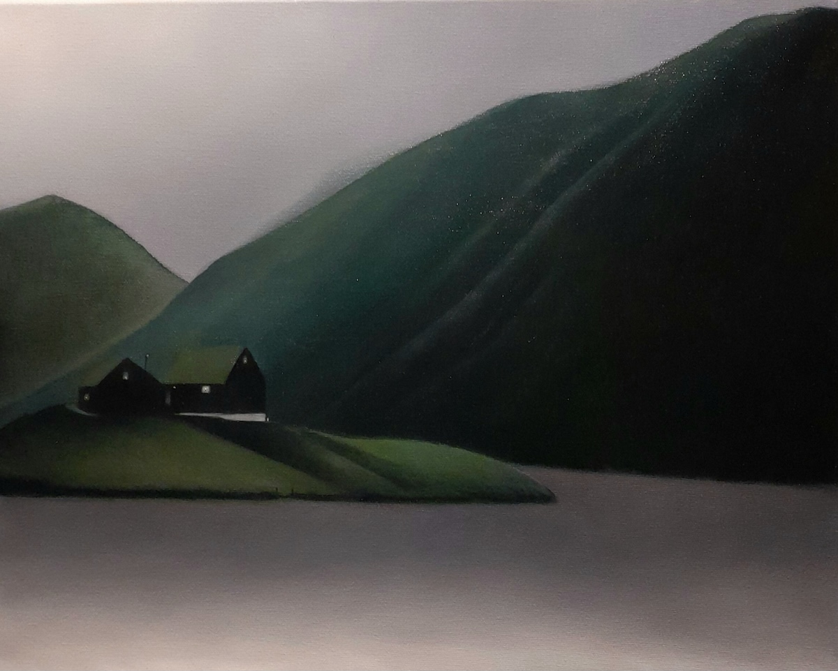 Færøerne, olie, 40 x 50cm