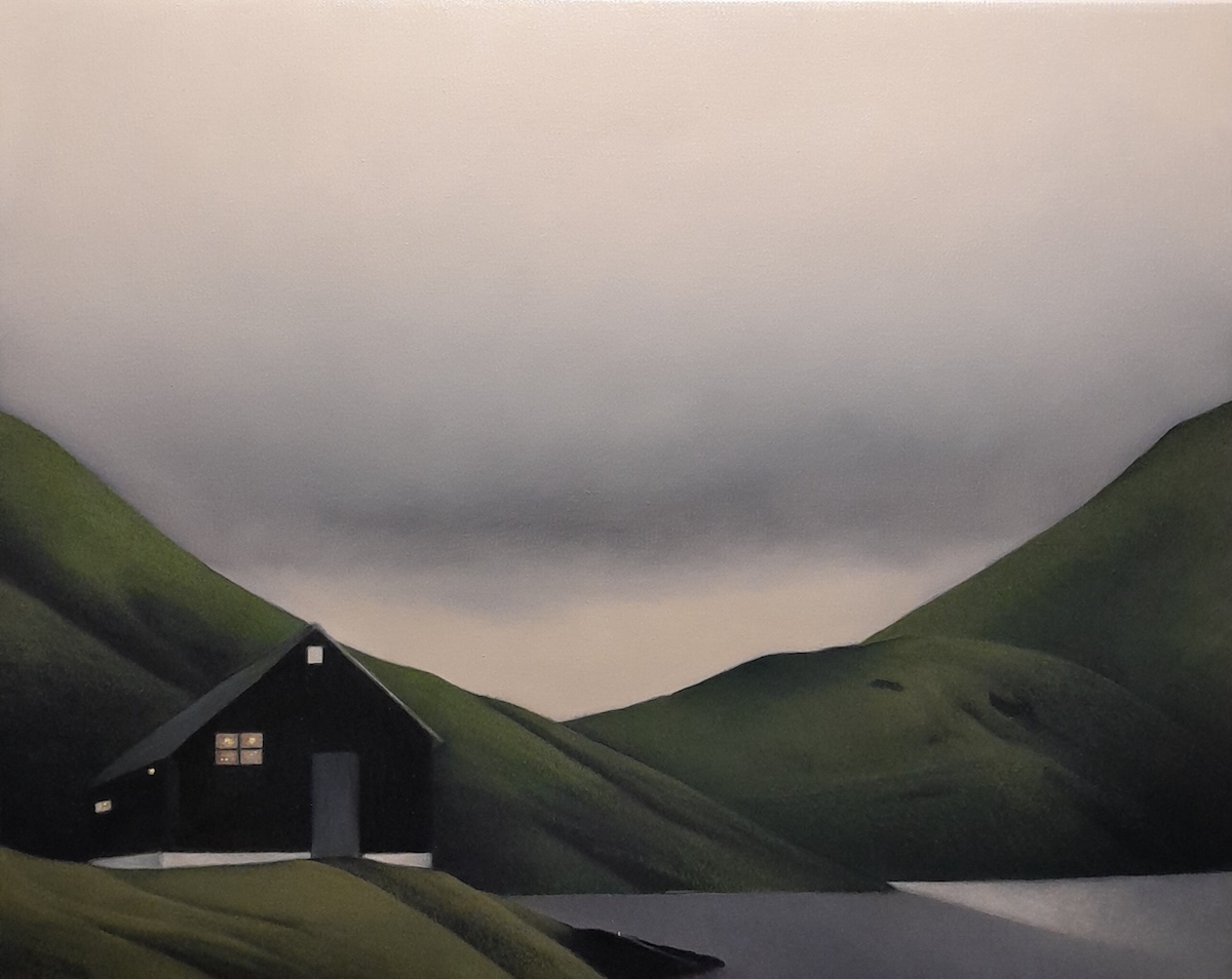 Færøerne, olie, 40 x 50cm
