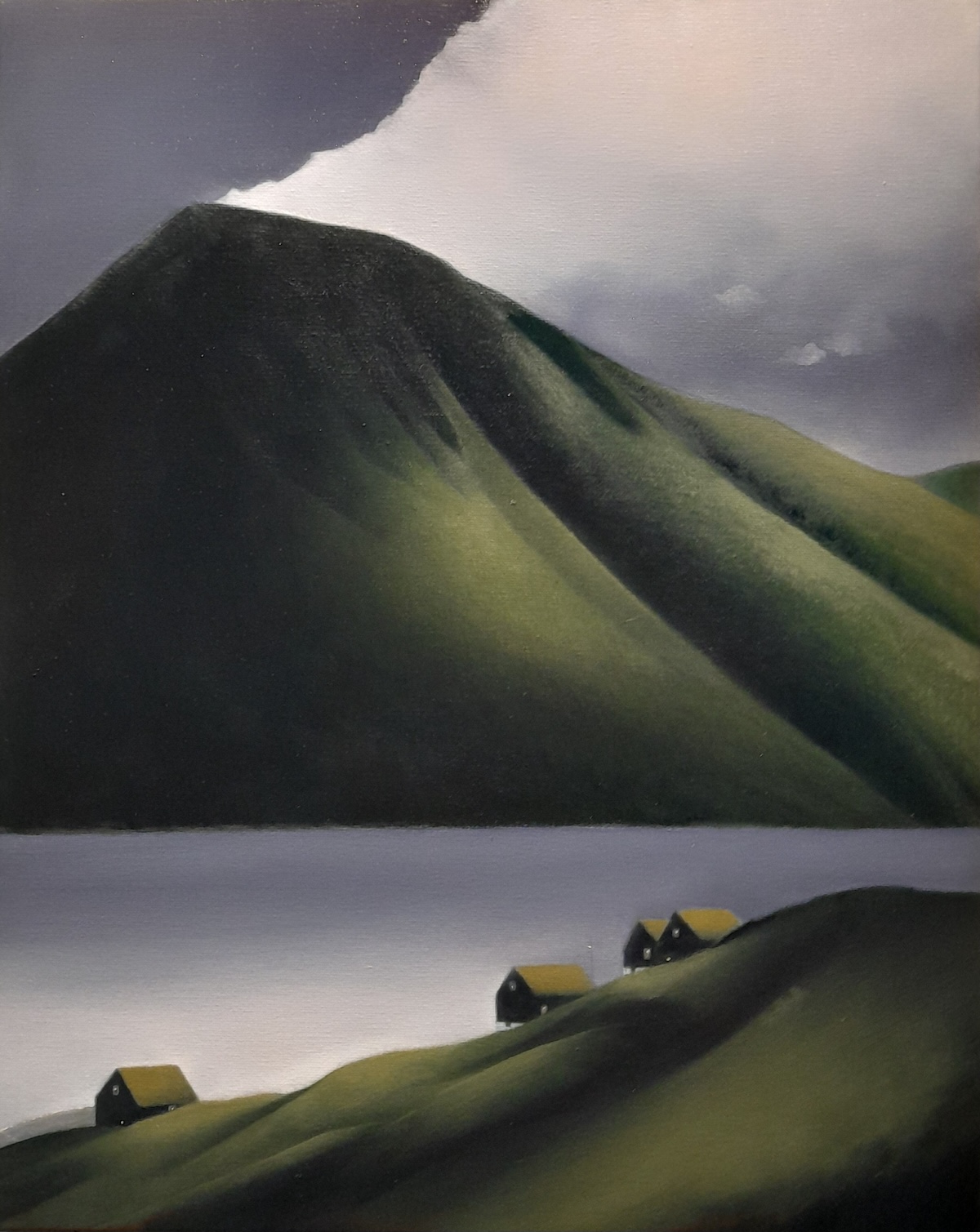 Færøerne, olie, 50x40cm