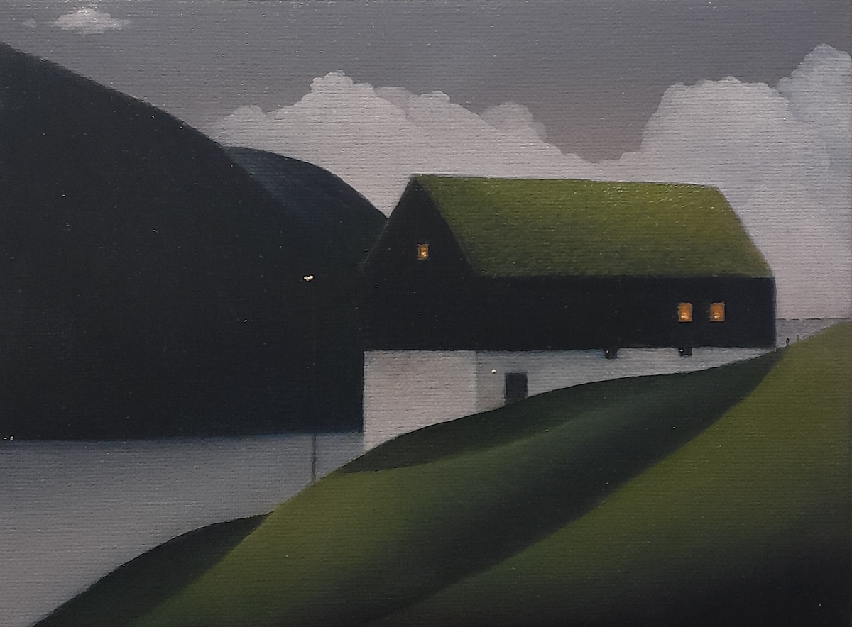 Færøerne, olie, 18x24cm