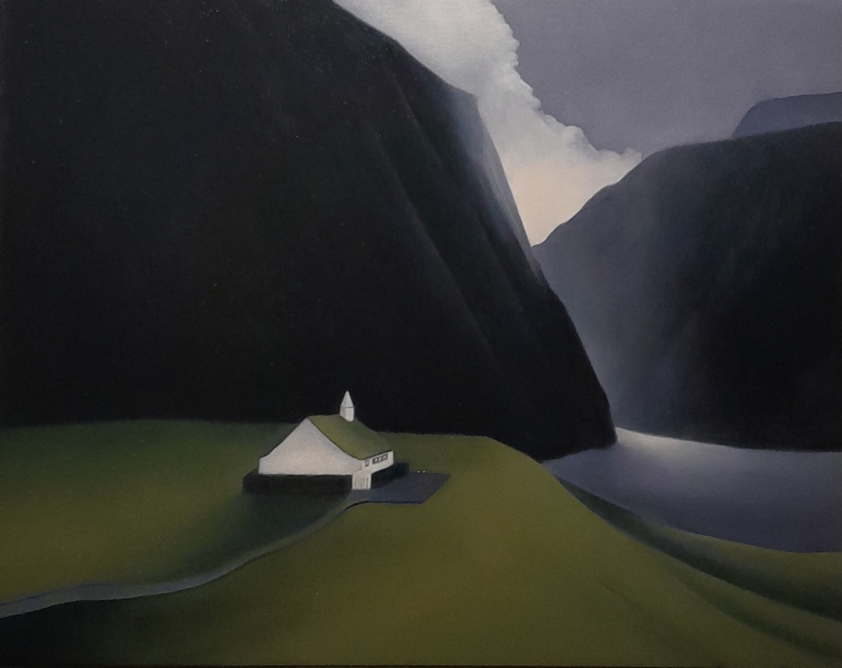 Færøerne, olie, 40 x 50cm