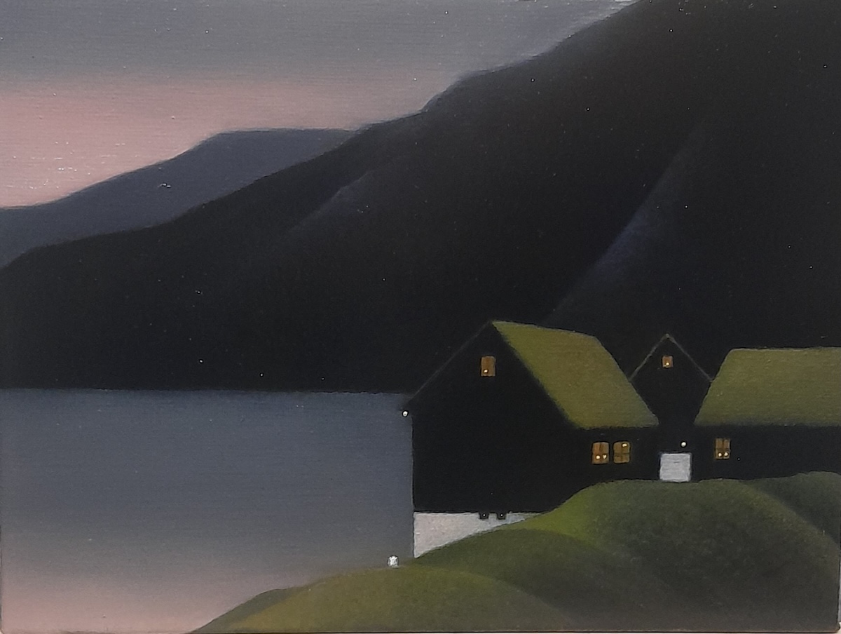 Færøerne, olie, 18x24cm
