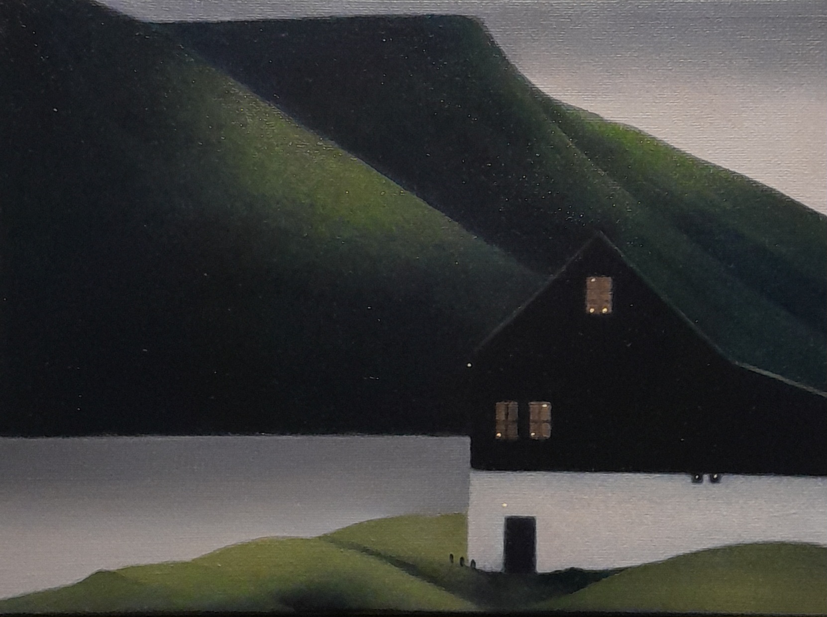 Færøerne, olie, 18 x 24cm